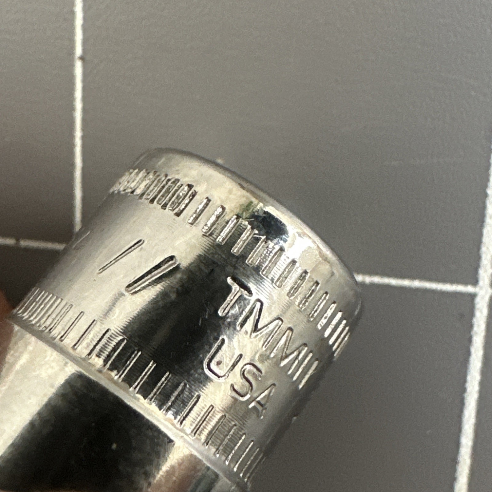SNAP ON 11mm 1/4″ Drive 6 Point Shallow Chrome Socket TMM11 – Made in USA