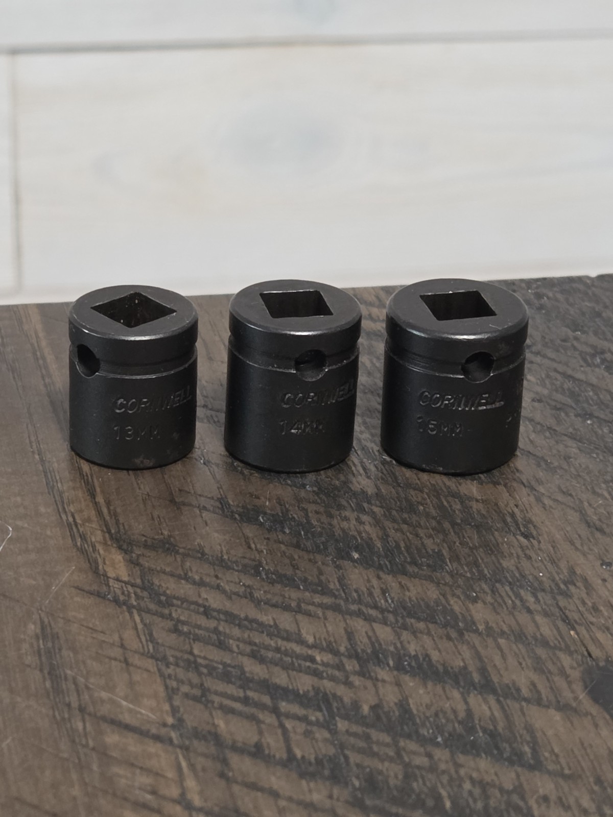 Cornwell Tools 13-15MM 6 Point 3/8″ Drive Shallow Impact Socket PM2213,14,15 USA