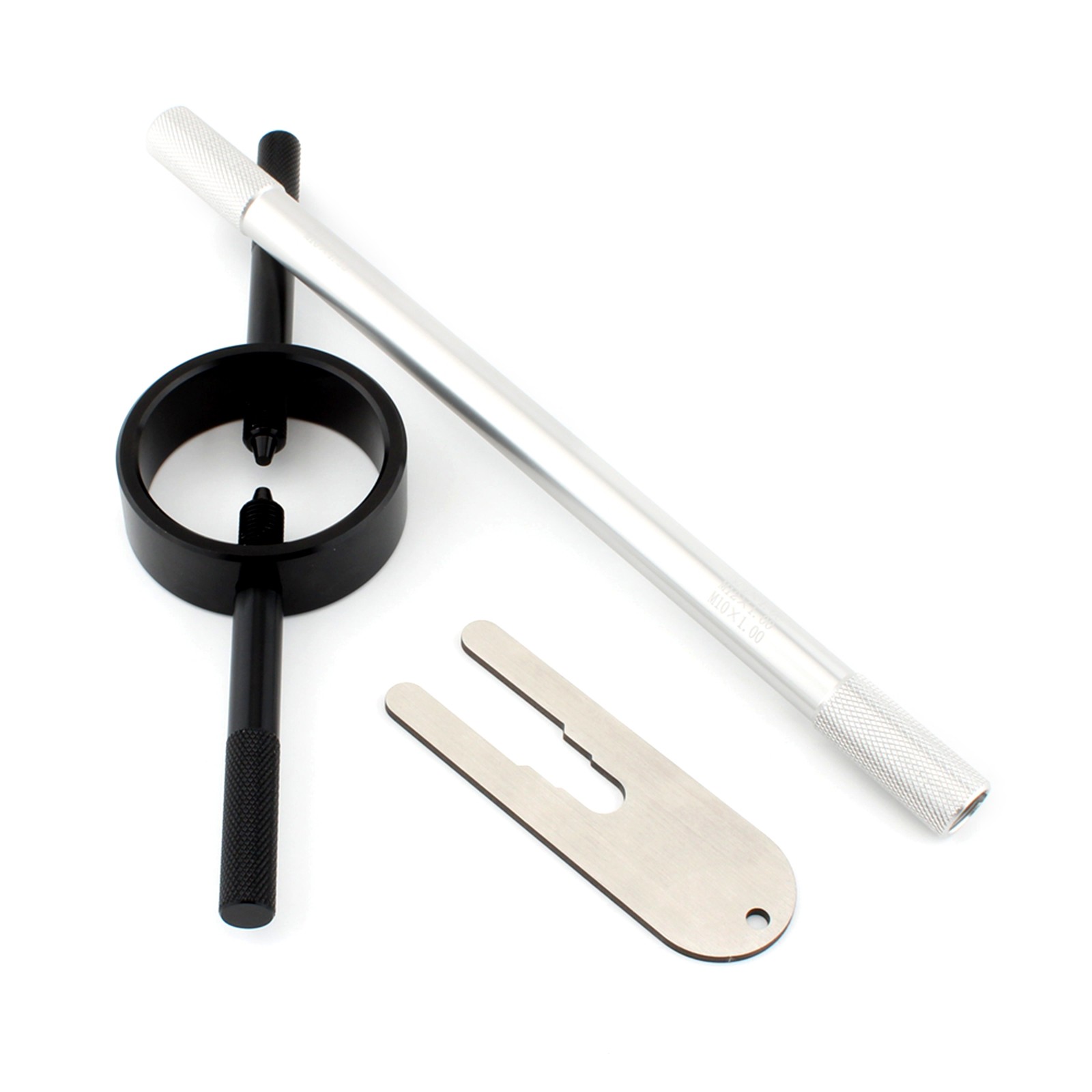 Fork Service Tool Kit Fork Spring Compressor Damper Rod Bleed Tool Black+Silver