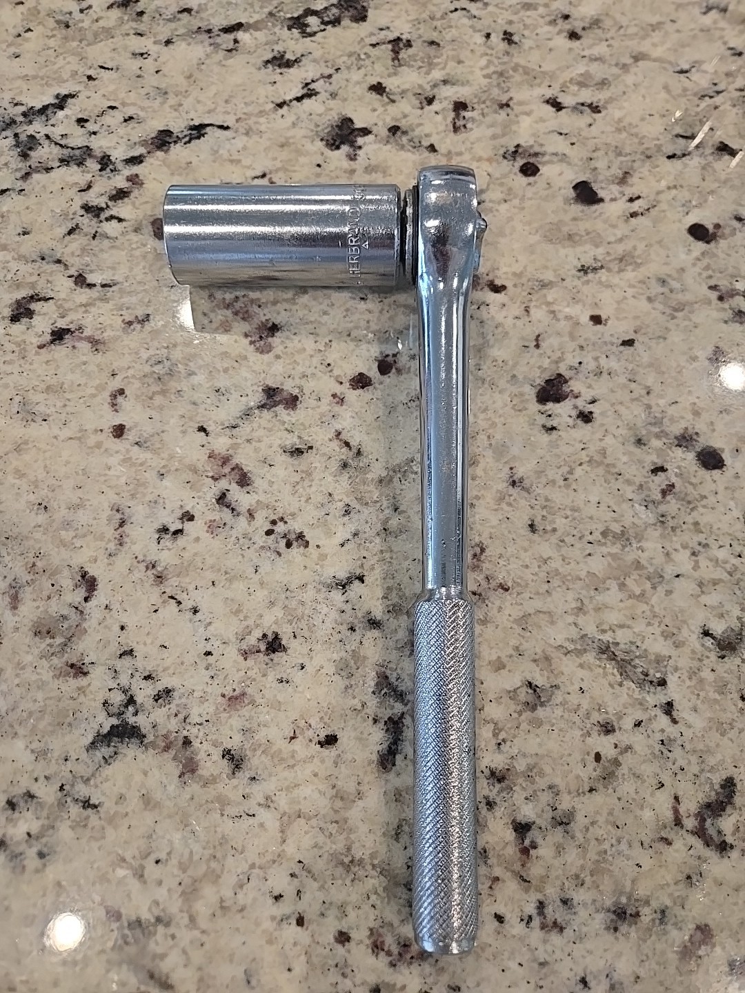 HERBRAND 32000 3/8» Drive Knurled Handle Thumb Wheel Ratchet