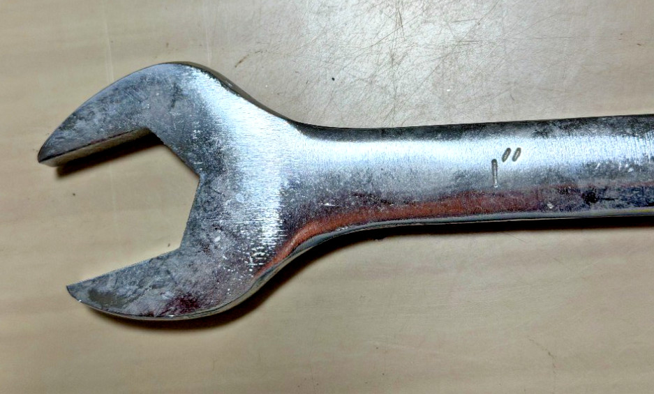 New Combination Wrench 12 Point SAE Standard 1 Inch V-Notched 11″ long
