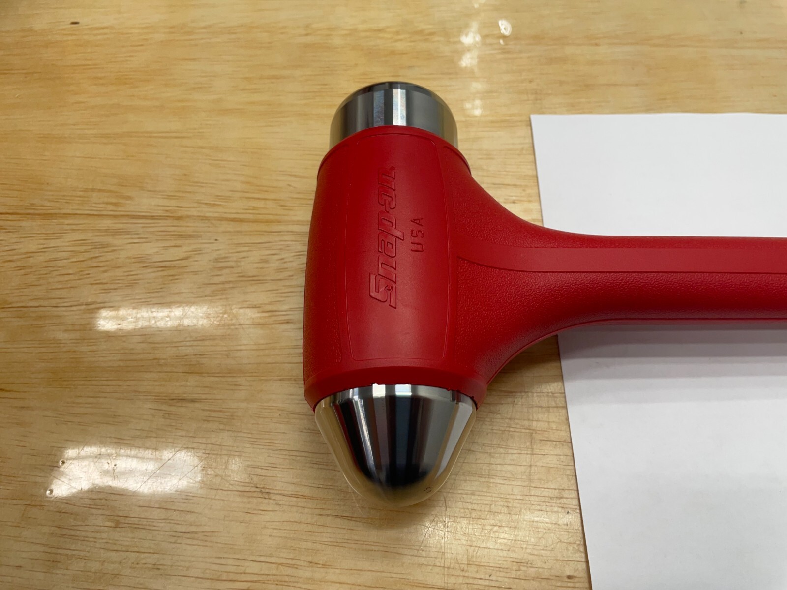 Snap-on Tools USA NEW RED 56oz/1550g Soft Grip Dead Blow Hammer HBBD56