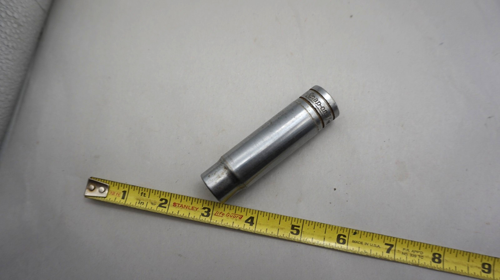 Snap-on Tool 1/2″ Drive Deep Chrome Socket SAE 9/16″ S181 12 Point free ship