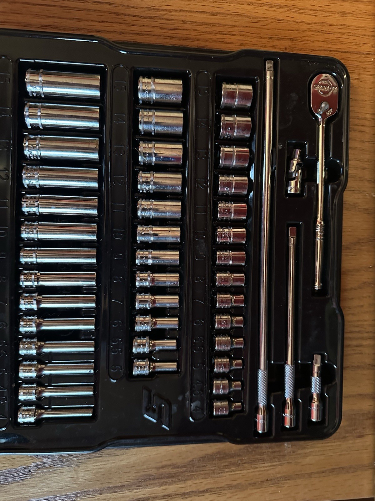 NEW Snap On 45pc Master Metric 1/4 Socket Set 145TMM