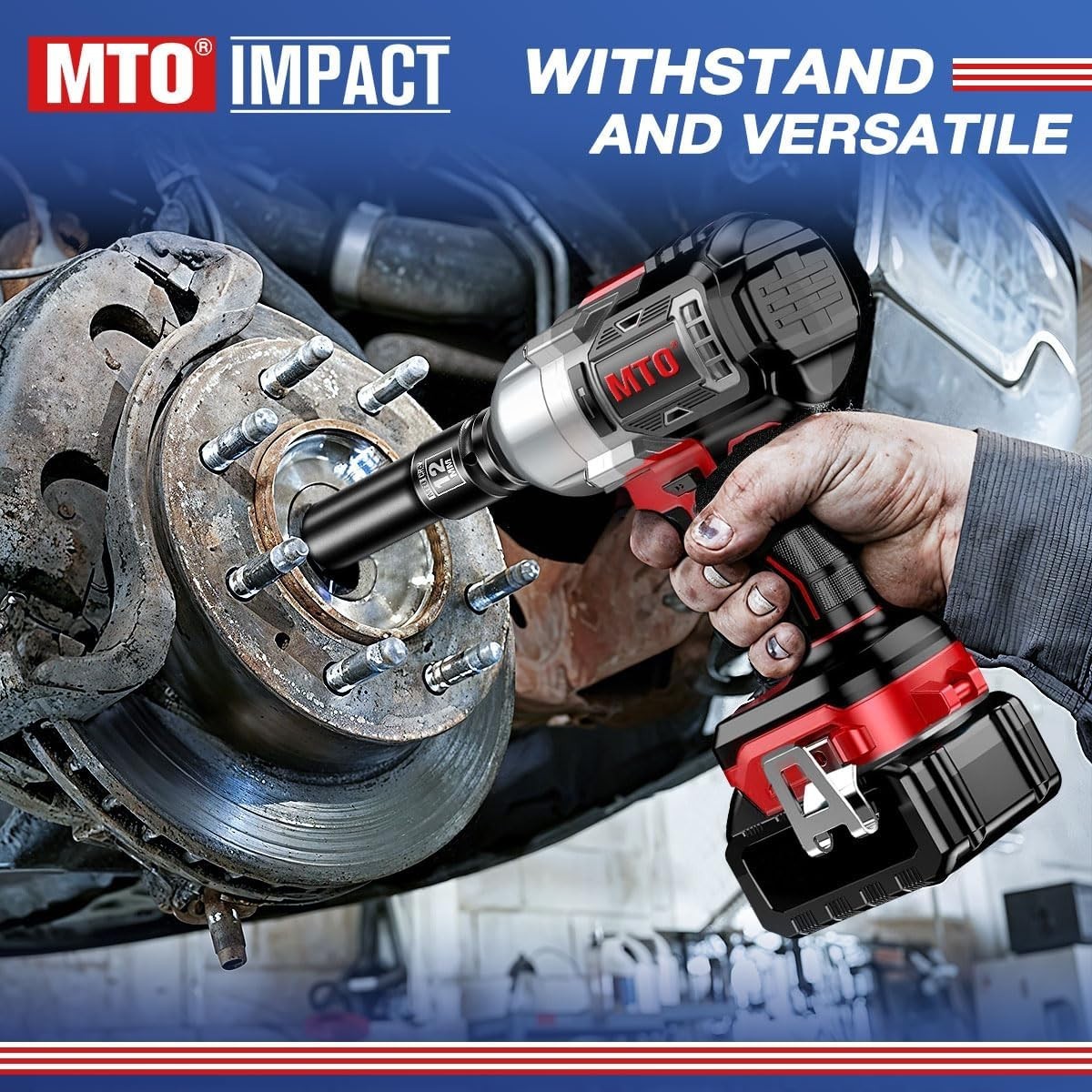 12mm Deep Impact Socket – 1/2″ Drive CR-V Steel, 6-Point Design for Durability