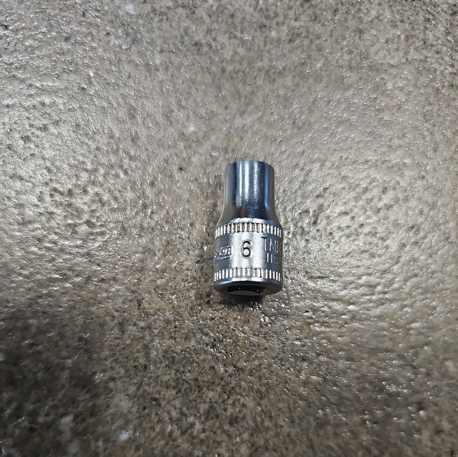 Snap On 1/4″ Drive 6MM 6PT Shallow Chrome Socket TMM6