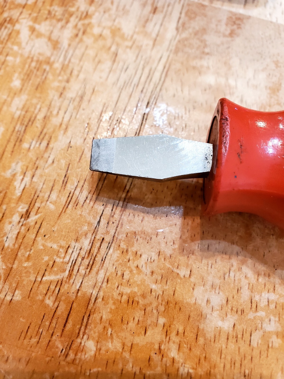 Mac Tools #2 Phillips Flat Head Midget Screwdrivers Red Hard Handle Lot Of 2