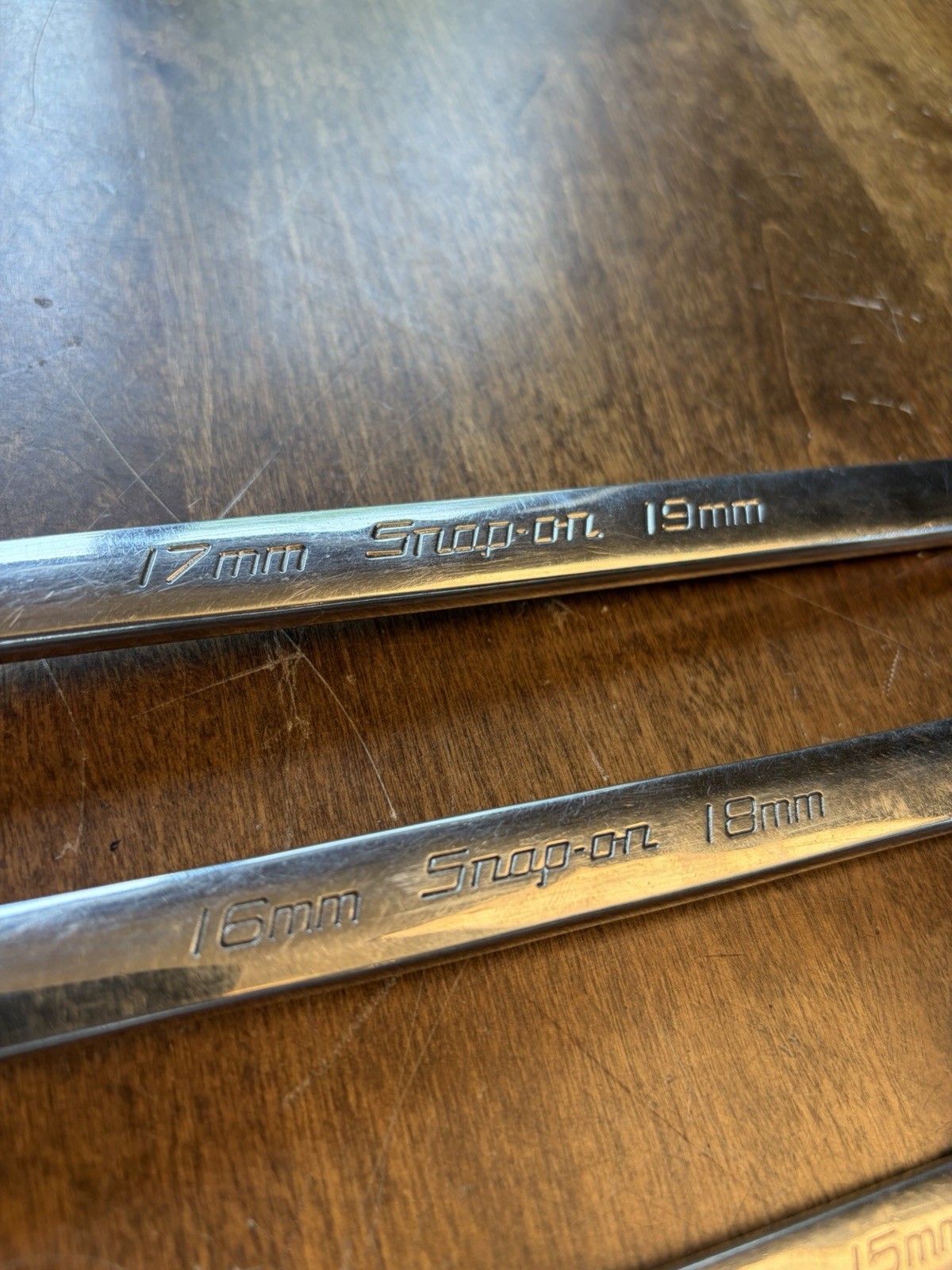 Snap-on Tools 12-Point Metric Double Box Wrenches- Lot Of 5- 10mm To 19mm