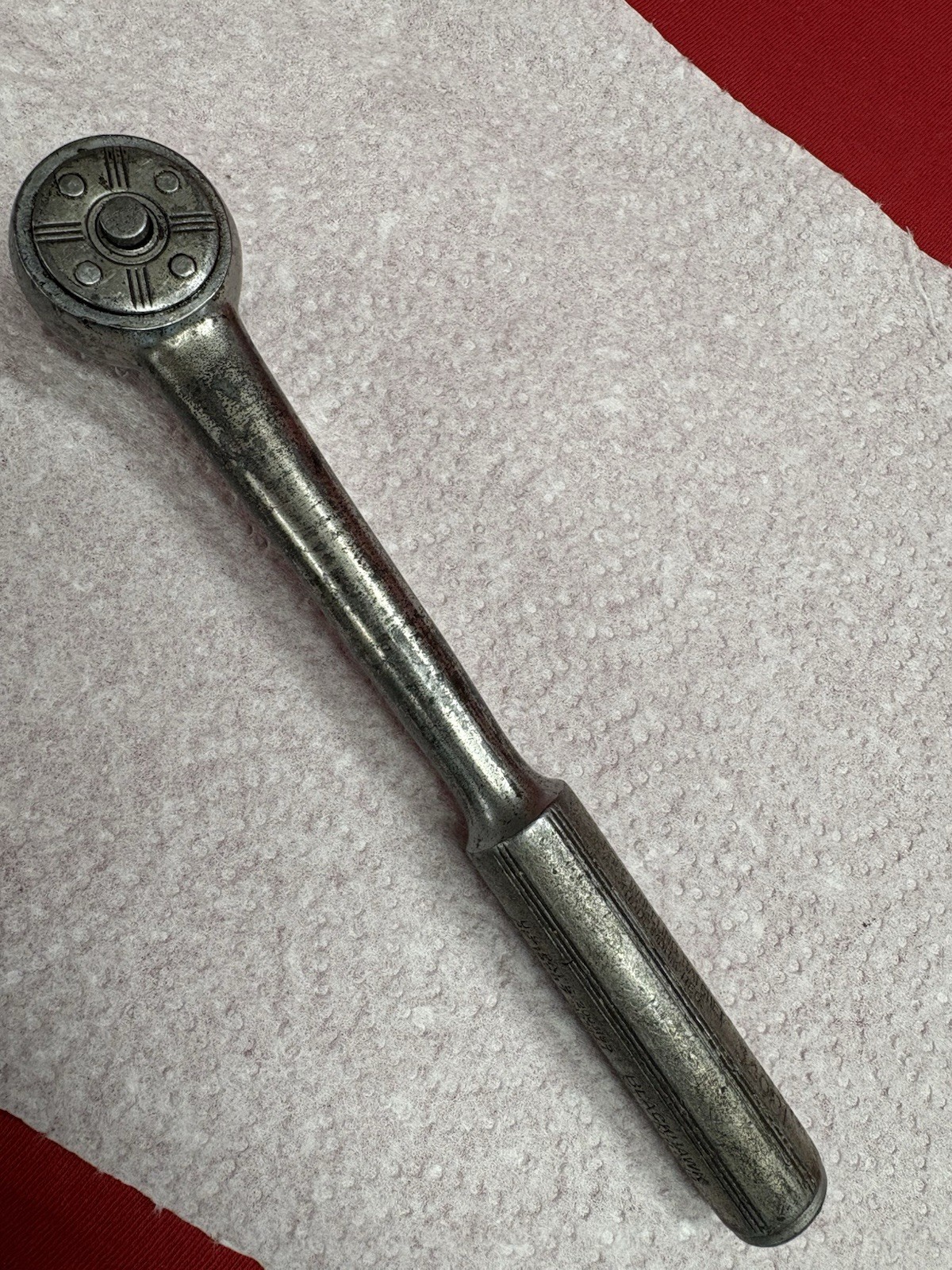 Vintage Blackhawk Reversible Ratchet 3/8″Drive 34981 7”Made in USA Works Great