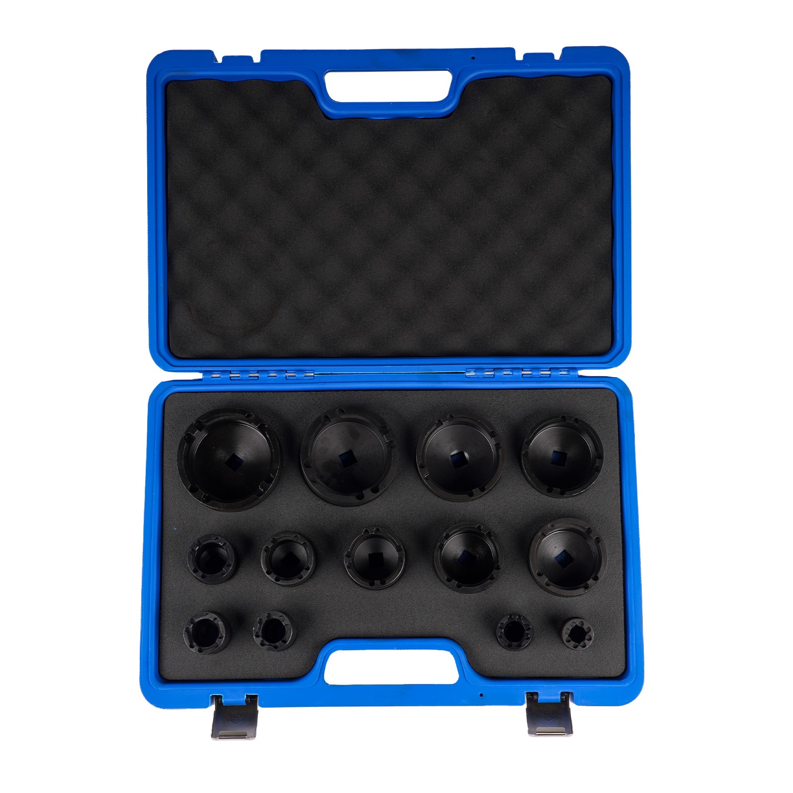 13pc Spindle Nuts Socket Kit Ball Joints Axle Locknut Remove Install Locking Hub