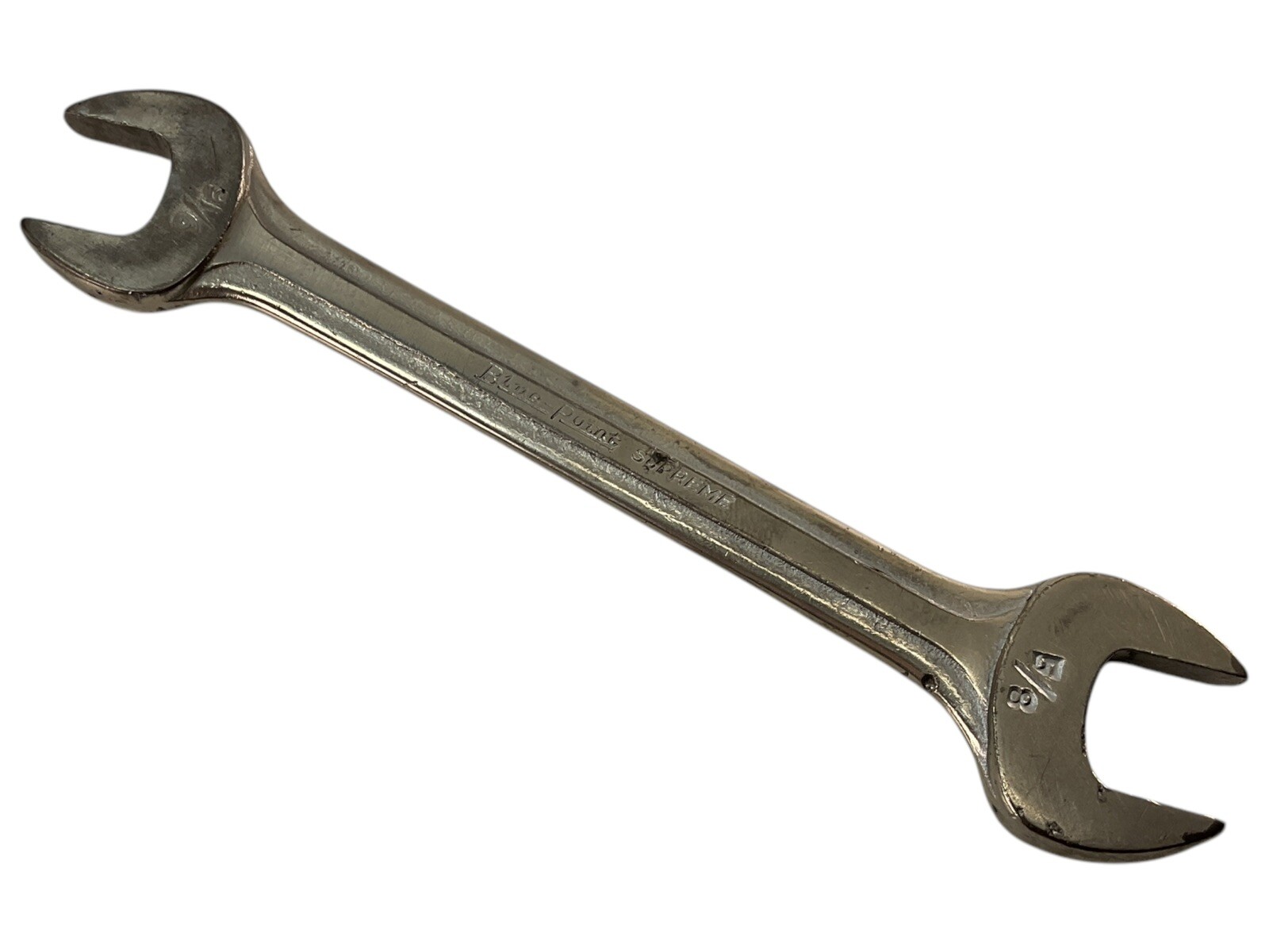 Blue Point Supreme S-1820 1/2″ x 9/16″ Double Open End Wrench USA Vintage