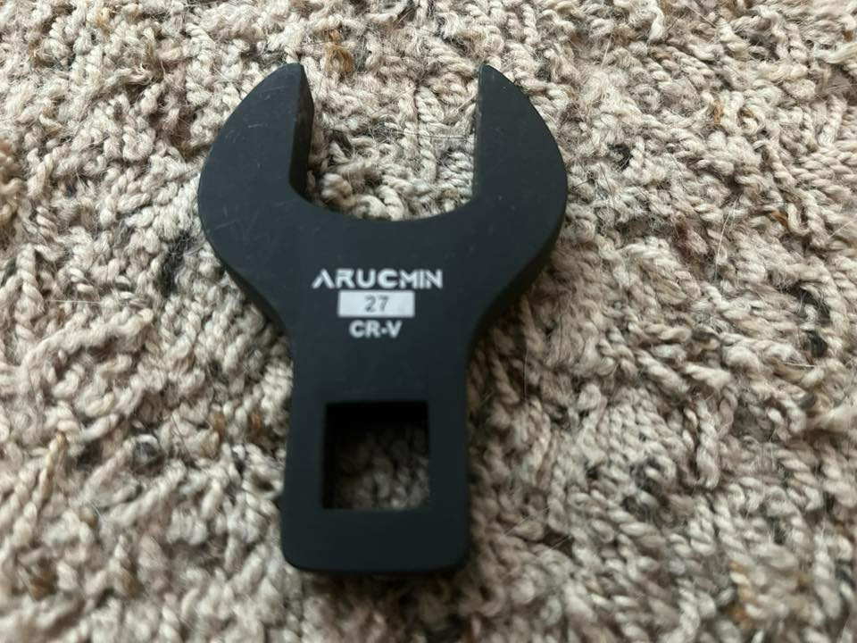 Arucmin Tools 27mm Metric Jumbo Crowfoot Socket Wrench, 1/2″ Drive, BRAND NEW!