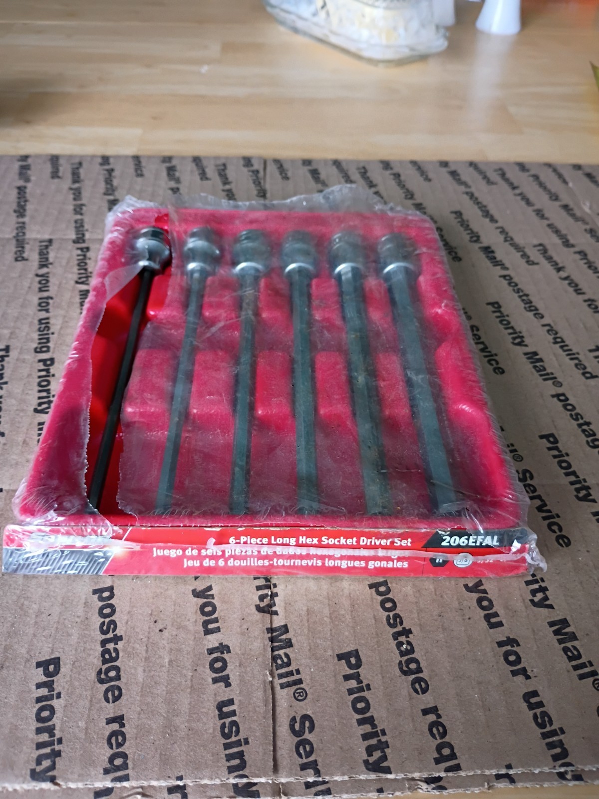 Excellent Snap-on 3/8″ drive 206EFAL SAE 5/32″ – 3/8″ Hex Socket Driver LONG