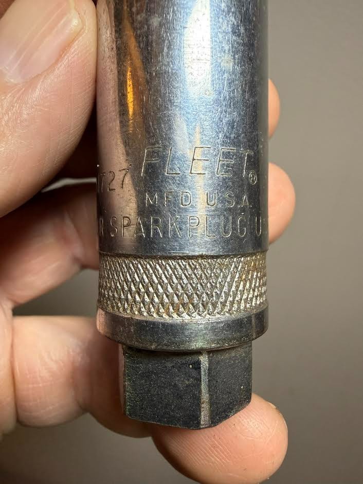 FLEET 1727 HP 13/16″ SAE 1/2″ Drive Spark Plug Socket Rare Tool Vintage