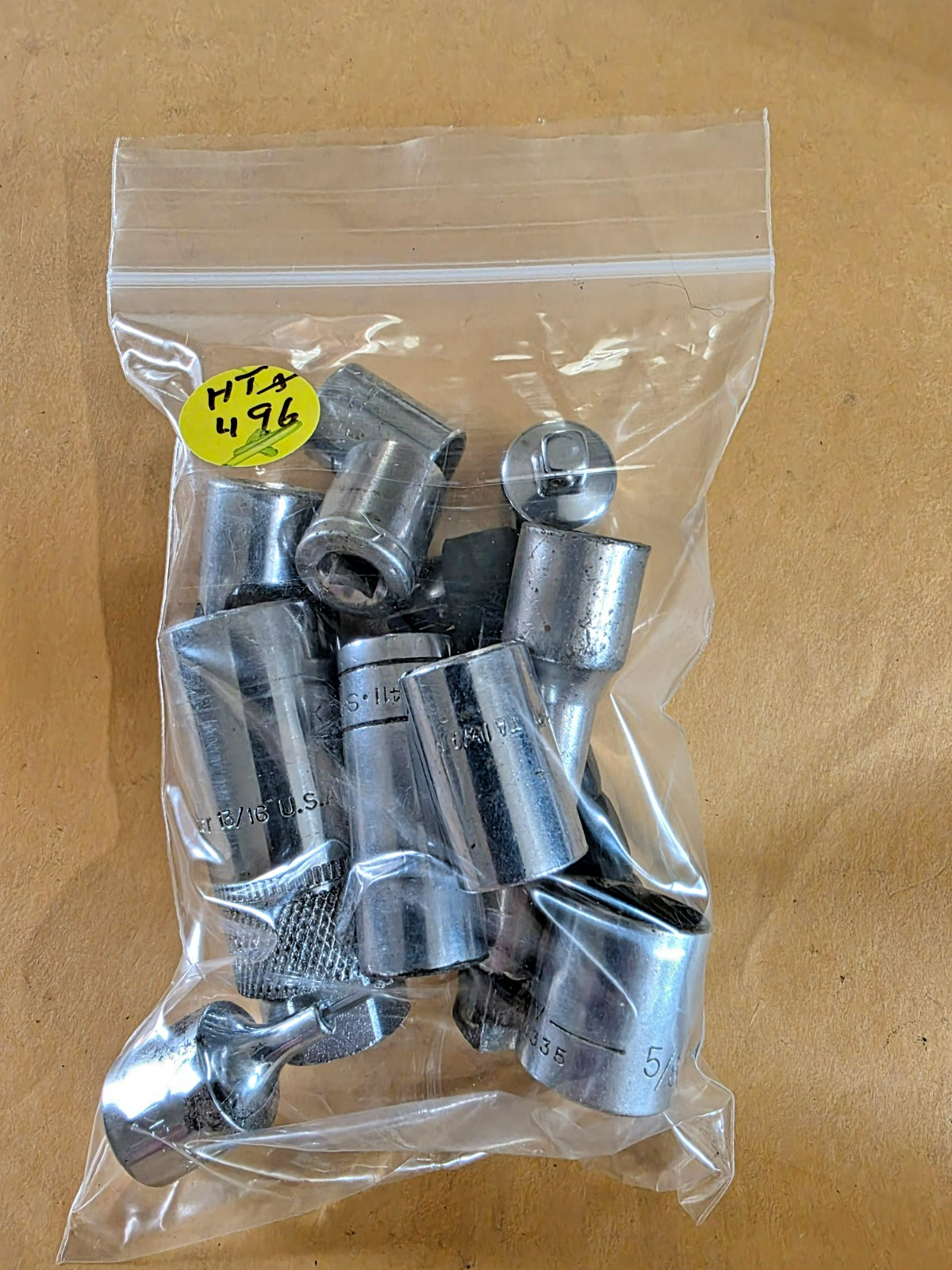 Mixed Lot of Sockets – Asst Brands And Sizes- Lot of 16. HT#496