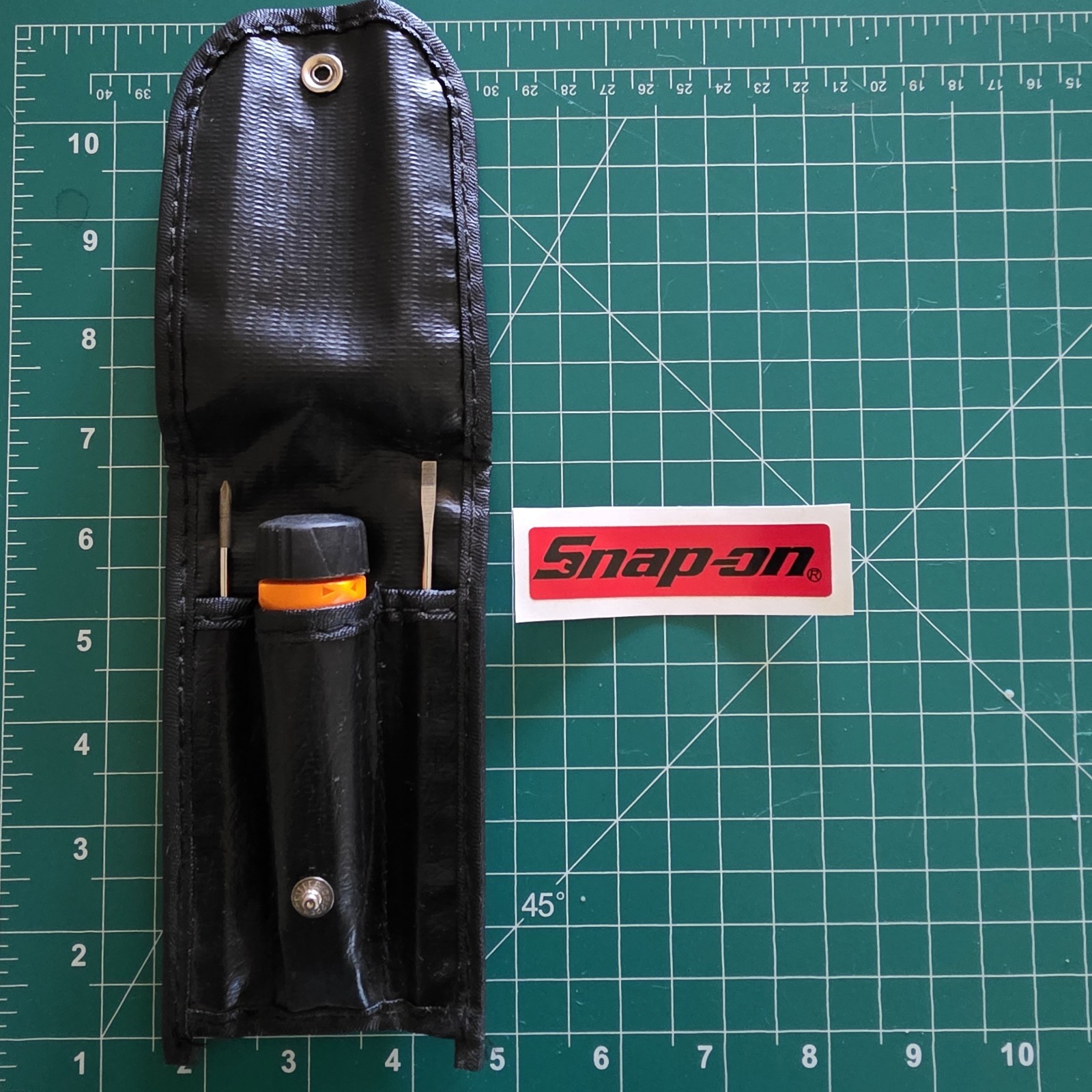 Snap-on Screwdriver Ratcheting Mini Orange w/case SSDMRM1030