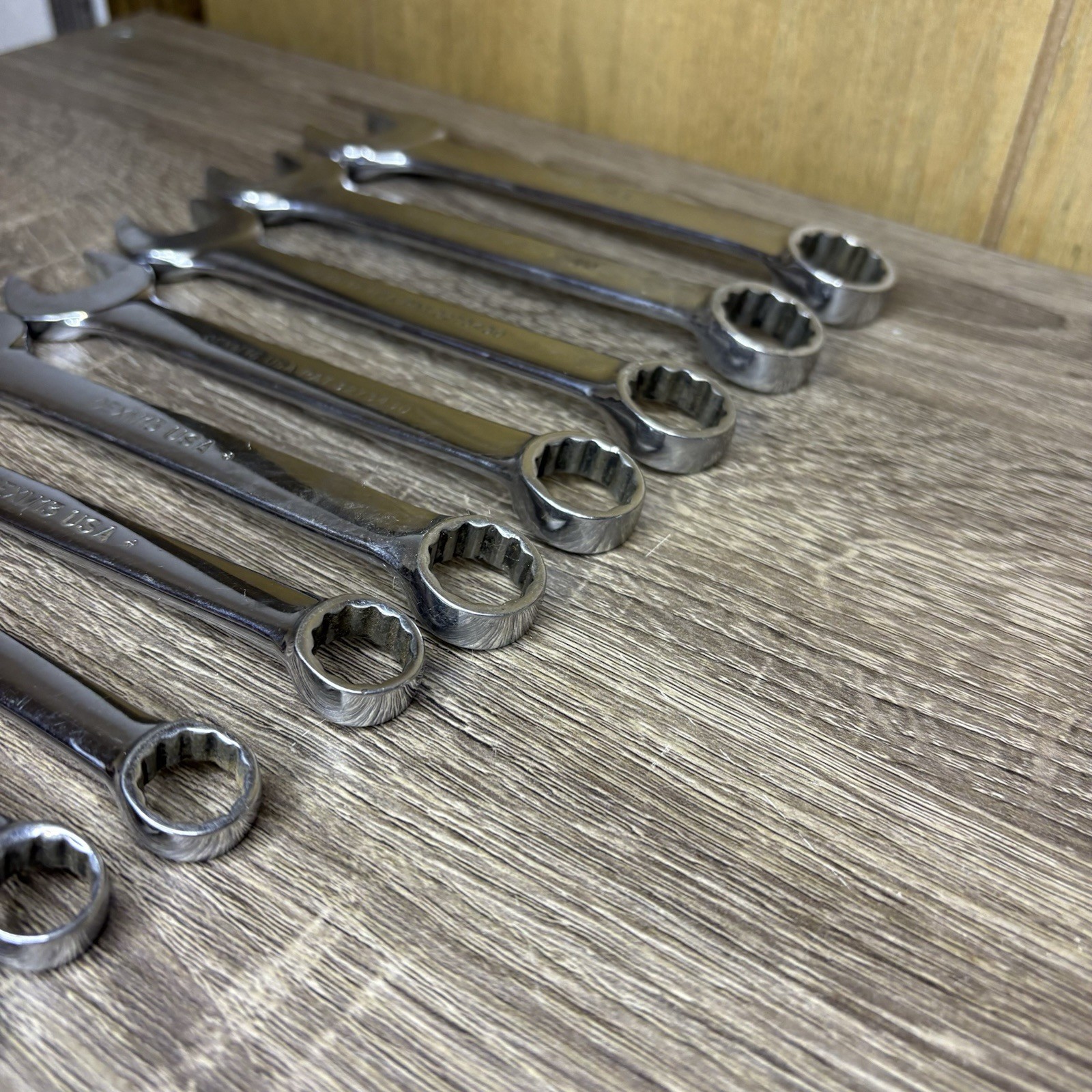 Snap-on 12pc Metric 12pt Flank Drive Short Combo Wrench Set OEXM6-OEXM19 6-19mm