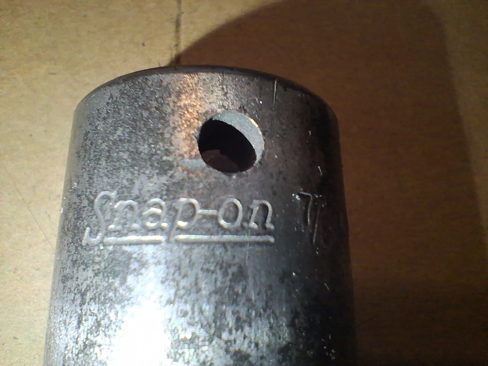 Vintage Snap On Tools IM280 1/2 Drive 6Pt SAE 7/8 (22mm) Shallow Impact Socket