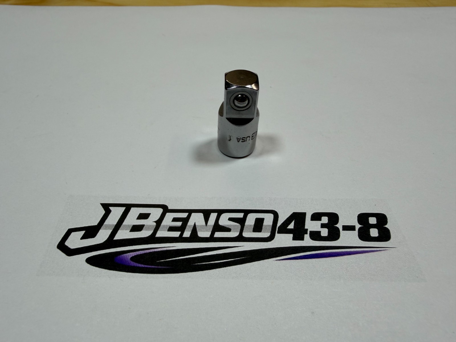 Snap-On Tools USA NEW 1/4″ to 3/8″ Drive Chrome Adapter Socket TA3