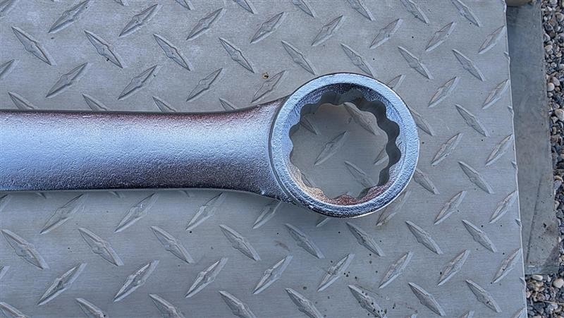 Proto 1260 1-7/8″ 12-Point Satin Chrome Alloy Steel Combination Wrench, 28″