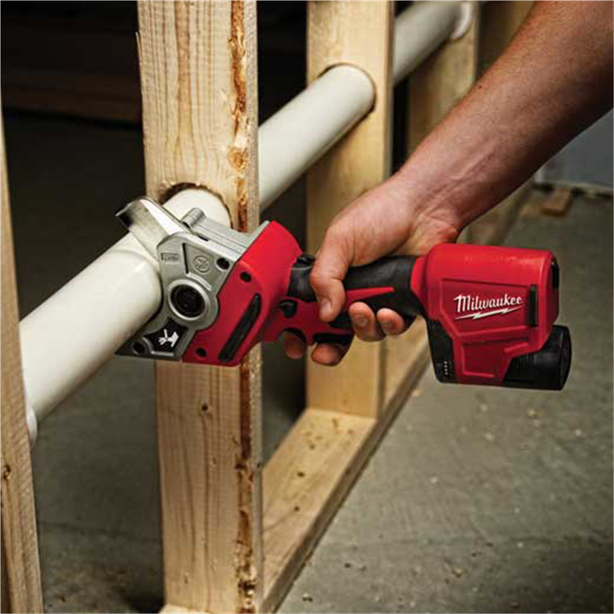 Milwaukee 2470-20 M12 Cordless Lithium-Ion PVC Shear – Tool Only Only