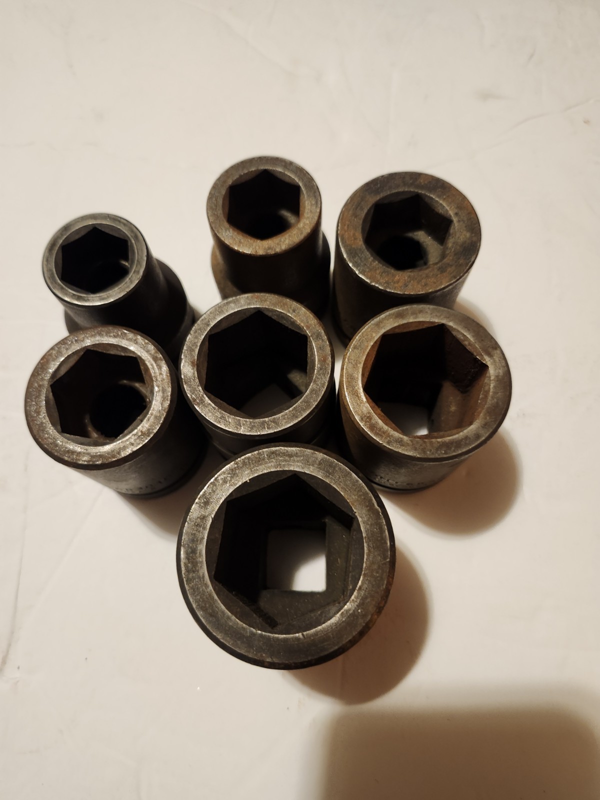 7 Wright Tool 3/4 Impact Socket Lot 13/16 7/8 15/16 1 1/8,1 1/16,1 1/4