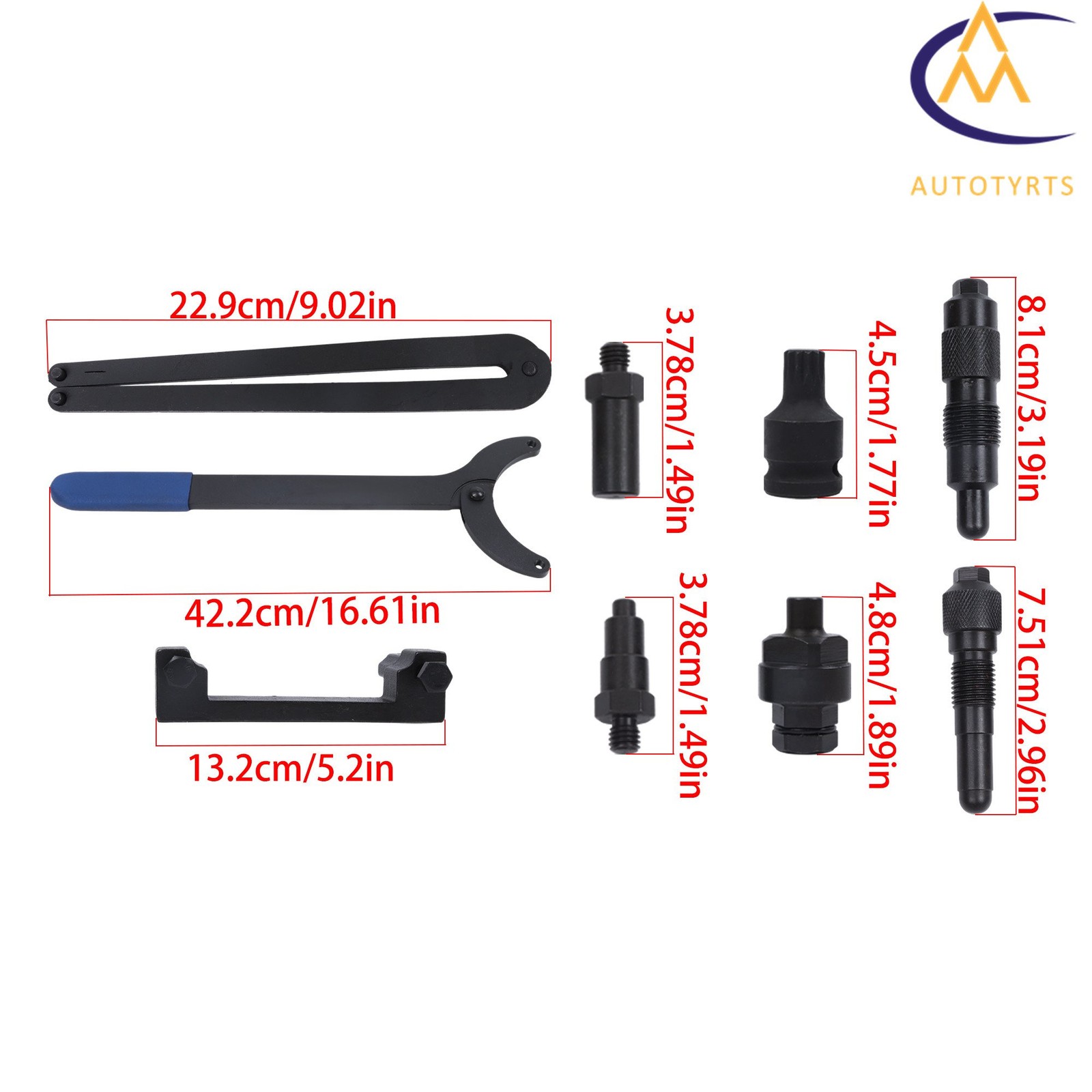 For Audi VW 2.0, 2.4, 2.8, 3.0T 4.2, 5.2 Engine A4 A6 A6L Timing Chain Tool Kit