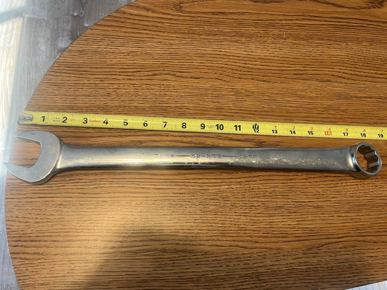 32mm open end box wrench Armstrong 12pt 18 inches long