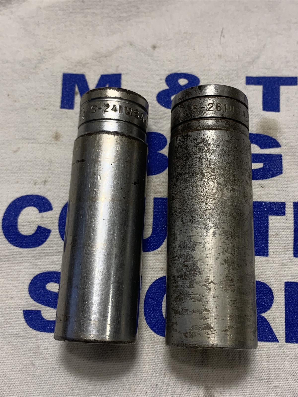 Snap-on Tools USA 1/2″ Drive 12pt 2pc SAE Deep Chrome Sockets S241, S261