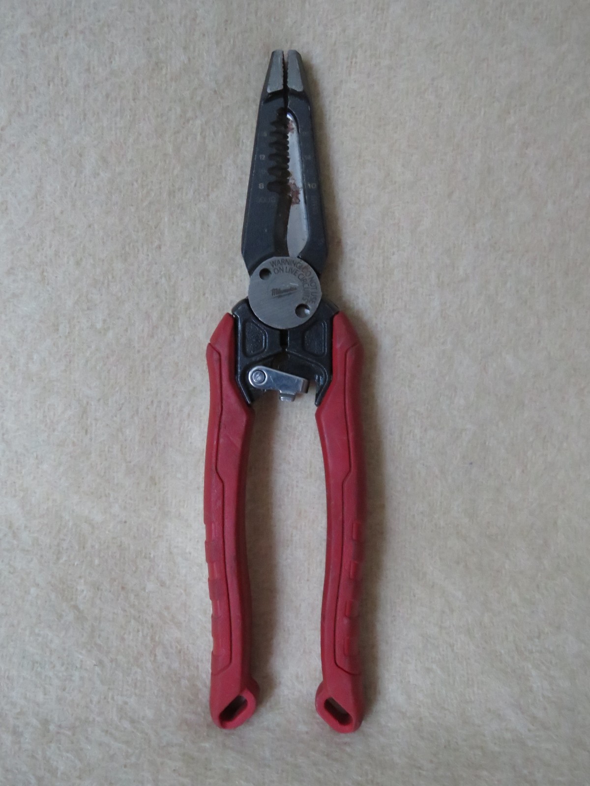 Milwaukee 7-in-1 High Leverage Wire Stripper, Crimp & Cutting Pliers #48-22-3078