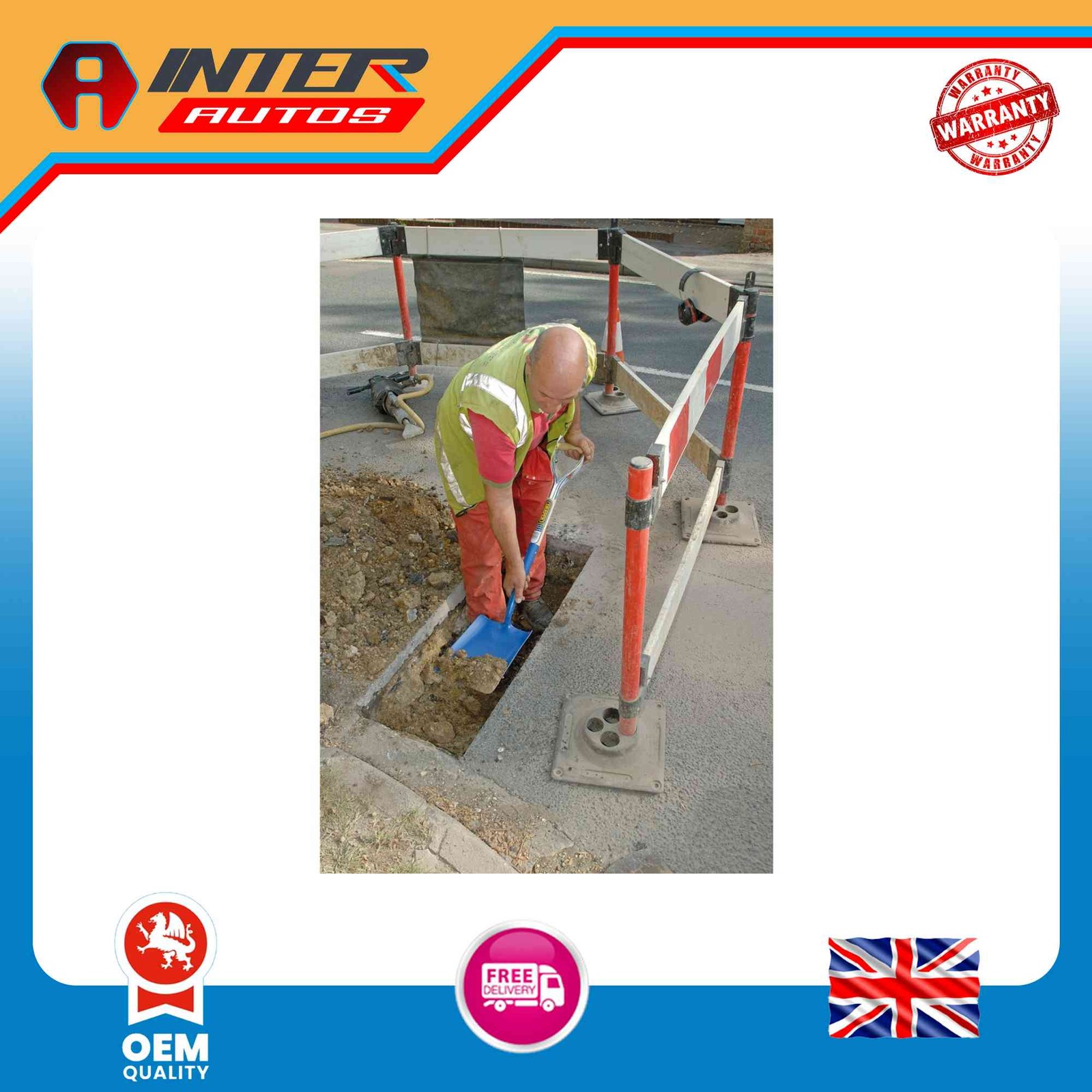 Draper Expert Contractors Square Mouth No.2 Shovel with Ash Shaft 52956