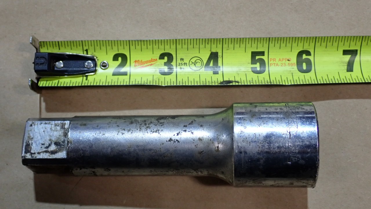True Craft 1″ Drive 4″ Long Extension 80106
