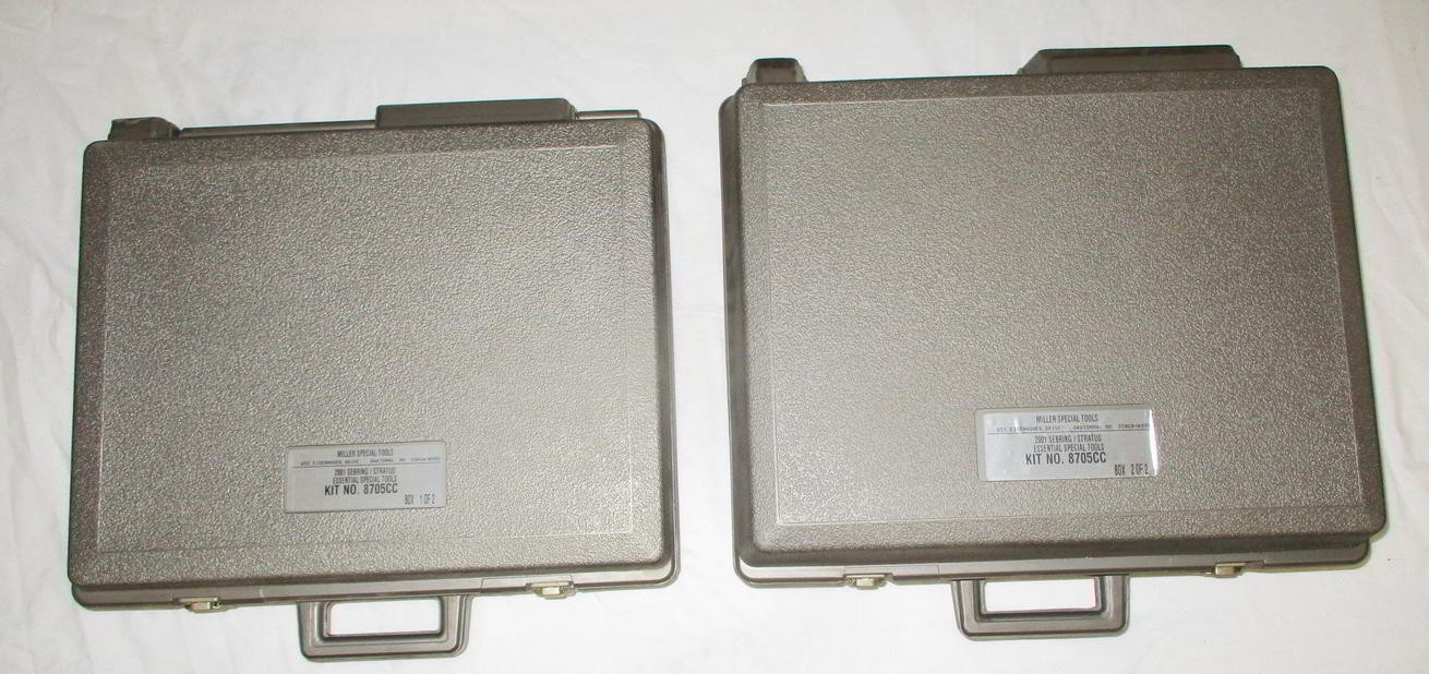 Miller Special Tools Mopar 8705CC Essential Special Tools Both Boxes Complete