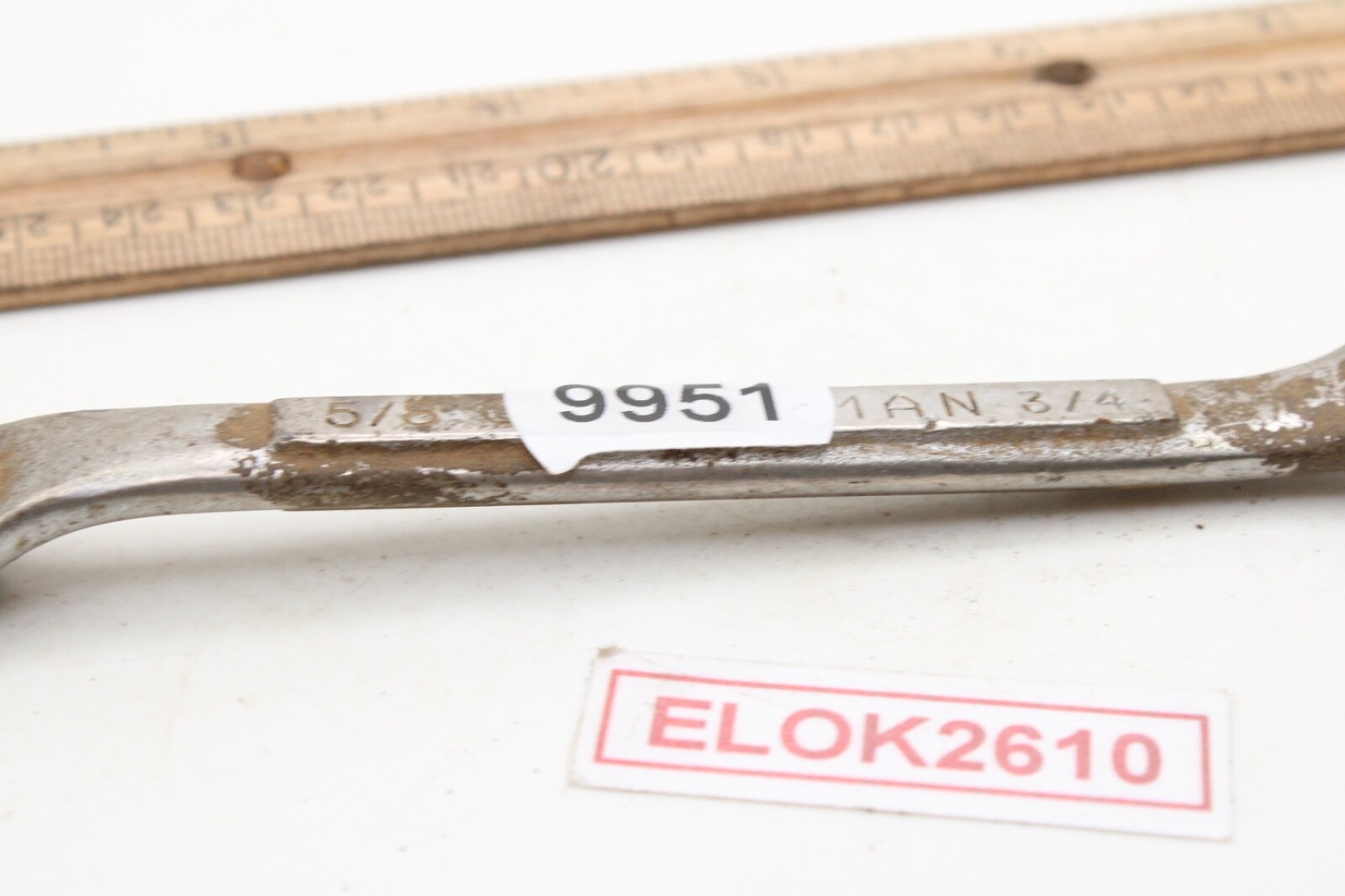Craftsman -V- 5/8″ X 3/4″ 12 Point SAE Double Box Wrench USA