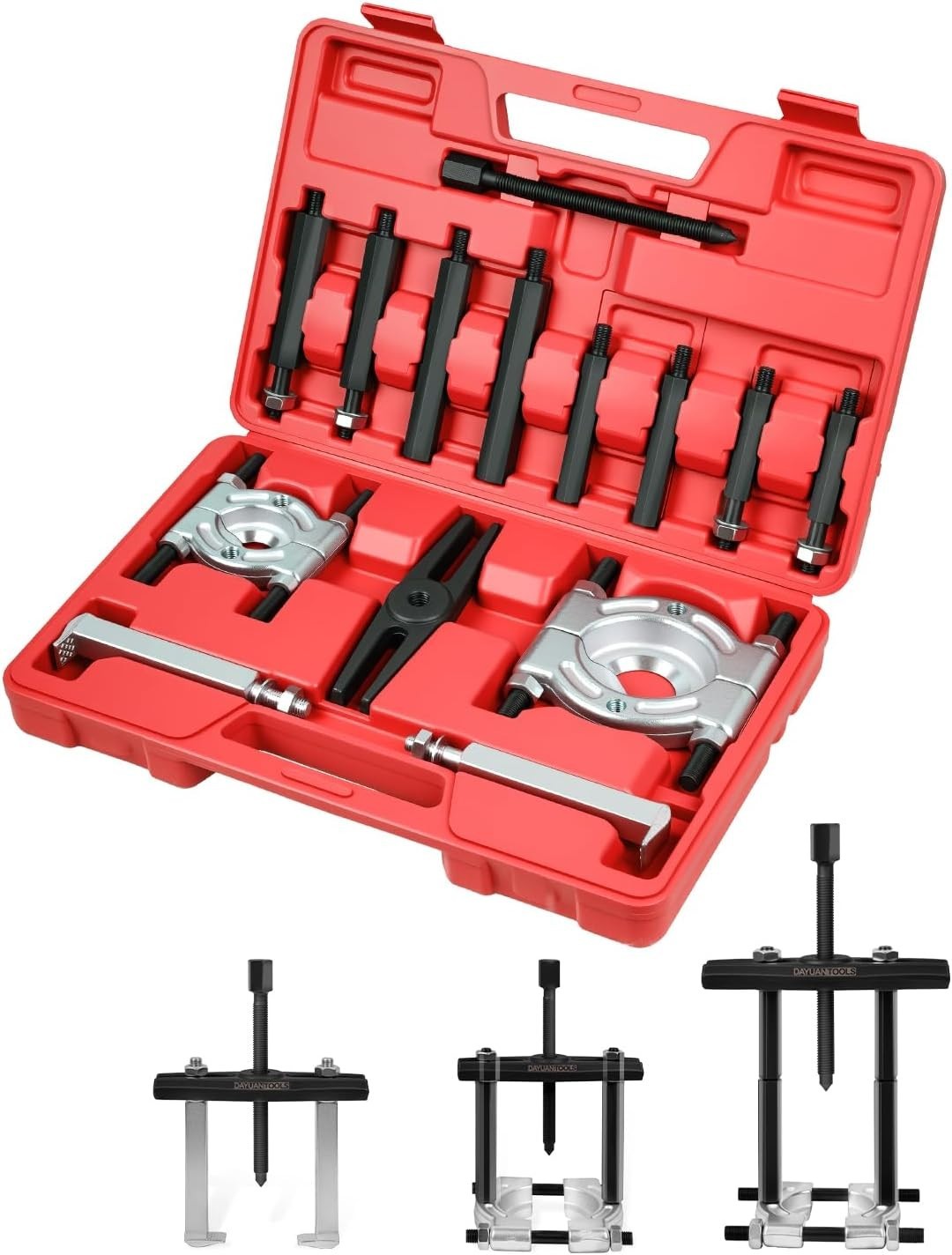 Professional 14-Pc Bearing Separator Set with Drop-Forged Steel Construction