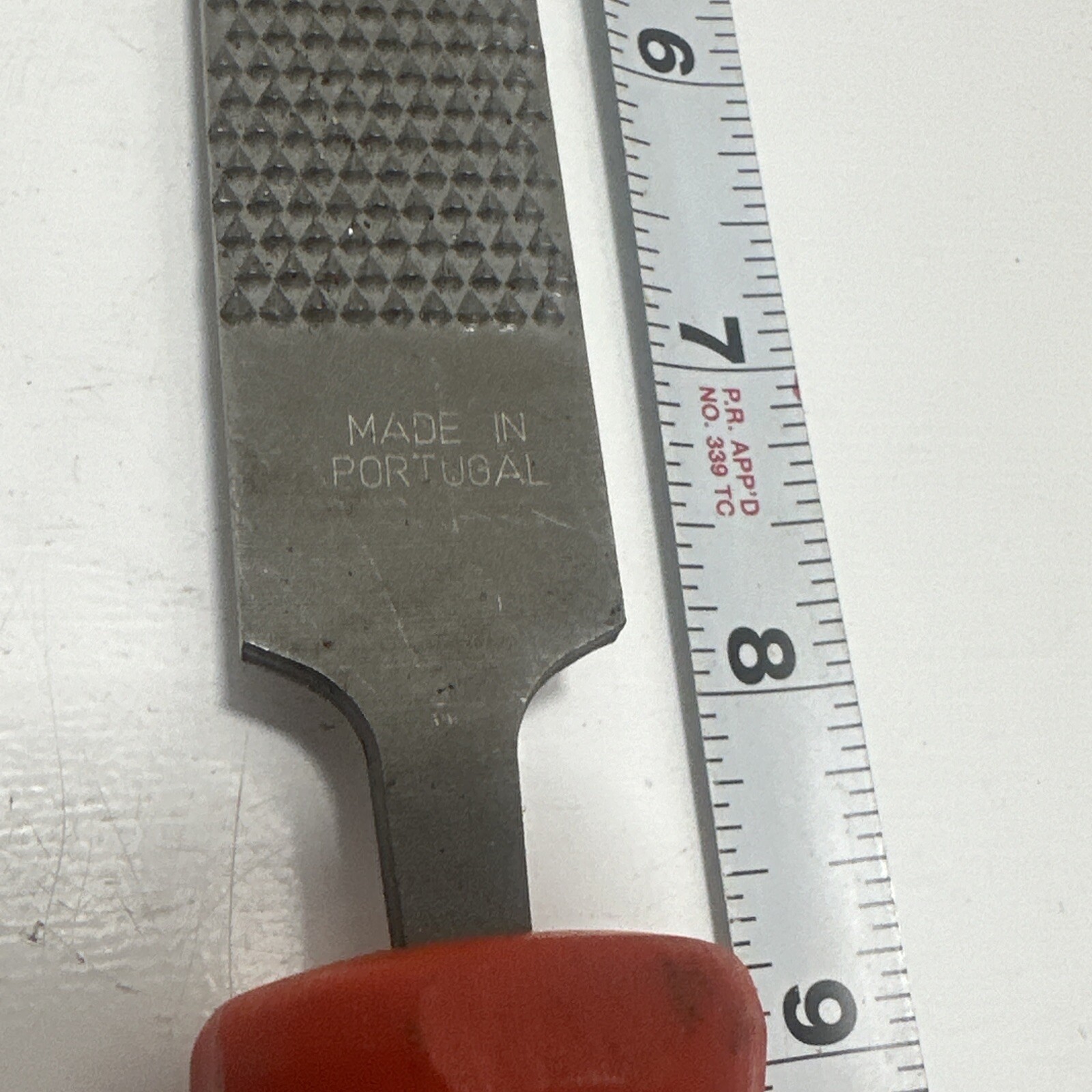 Snap on HF-616 Red Hard Handle Screw in File Handle Course/Smooth Hand File EUC