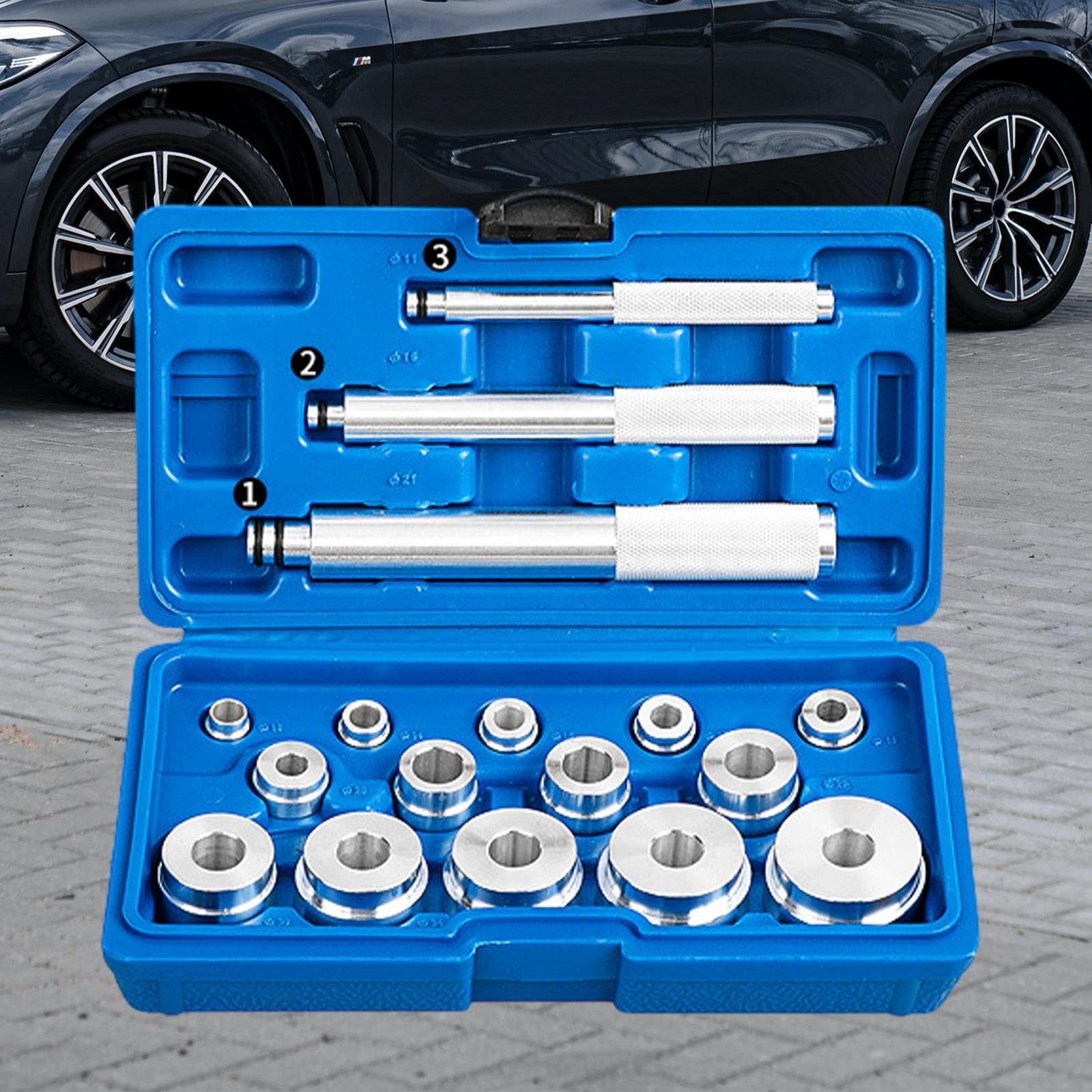 17 Pieces Seal Installer Bearing Driver Kit Bearing Race and Seal Driver Set