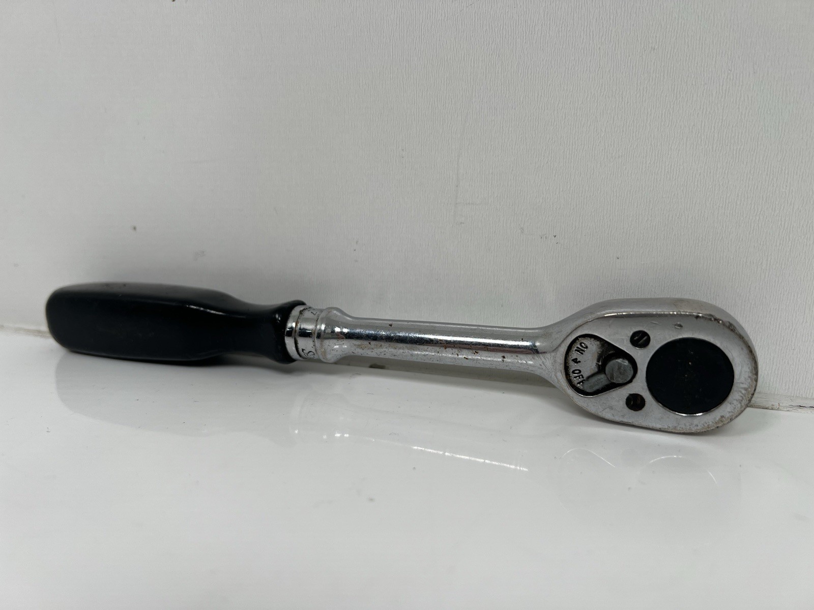 Snap-on F726 3/8” Drive Round Head Ratchet Soft Grip Dual 80 USA Made