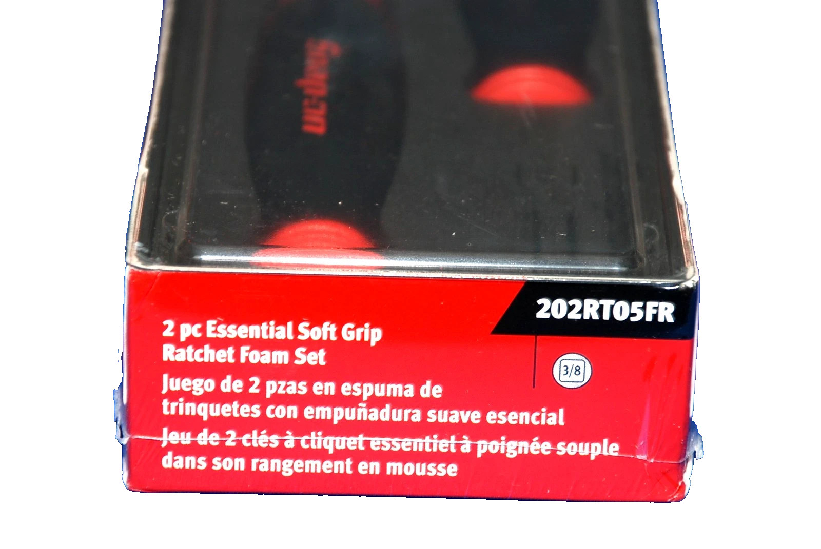 Snap-on Tools RED 2pc Soft Grip Ratchet Foam Set 202RT05FR FHL80 FHF80A USA NEW