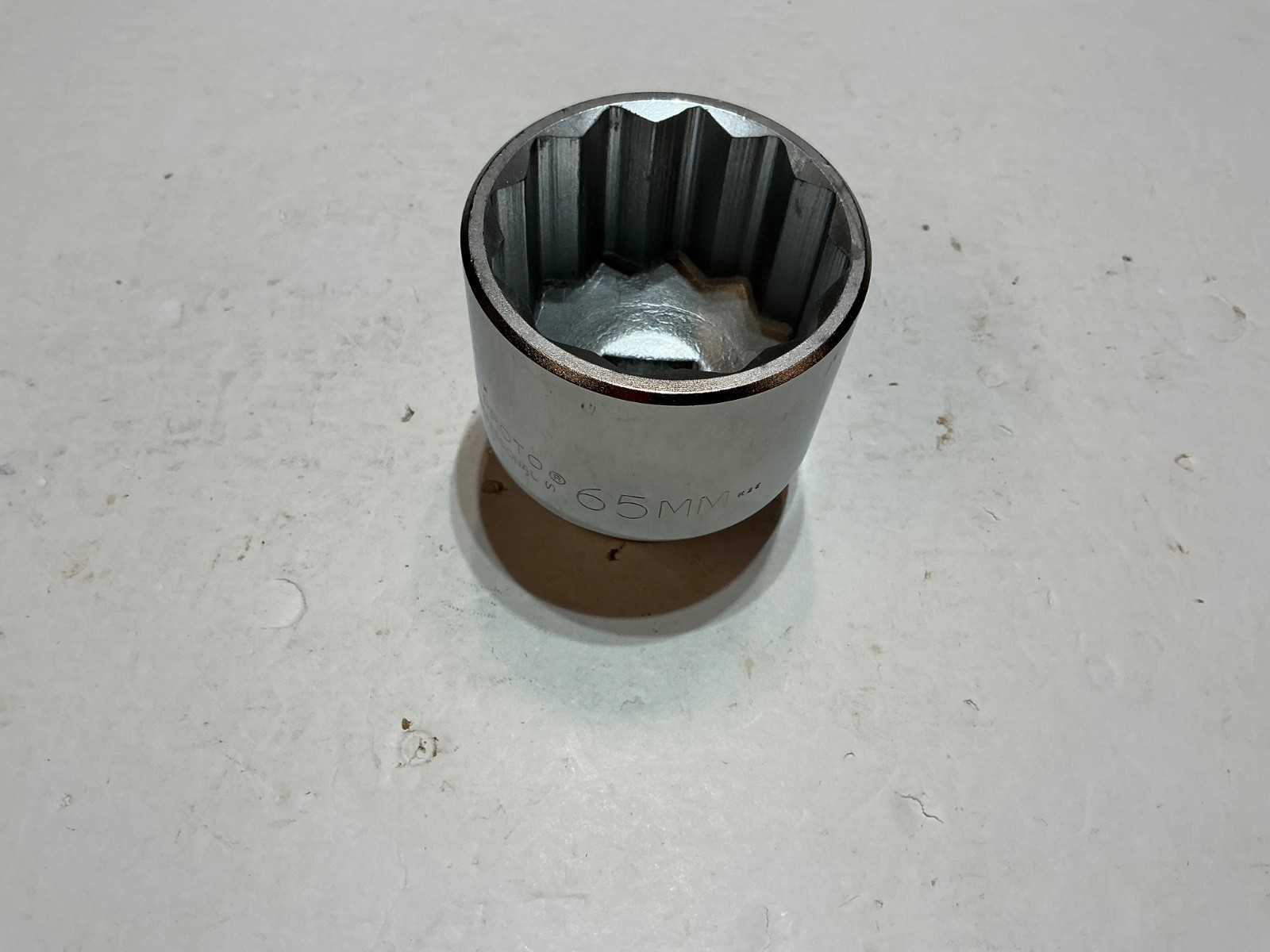 New Proto 1″ drive 65mm shallow socket 12pt 5765MT USA made