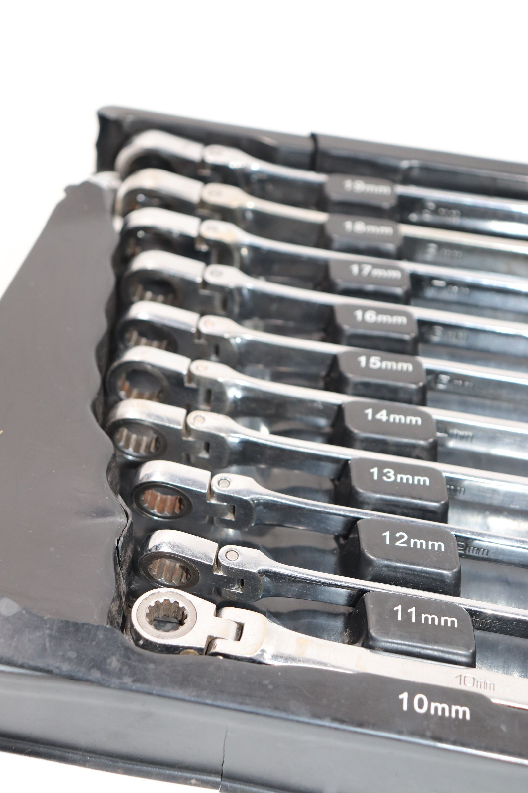 Matco Extra Long Flex Head Ratcheting Metric Wrench Set 10mm-19mm SRFBZLM102TA