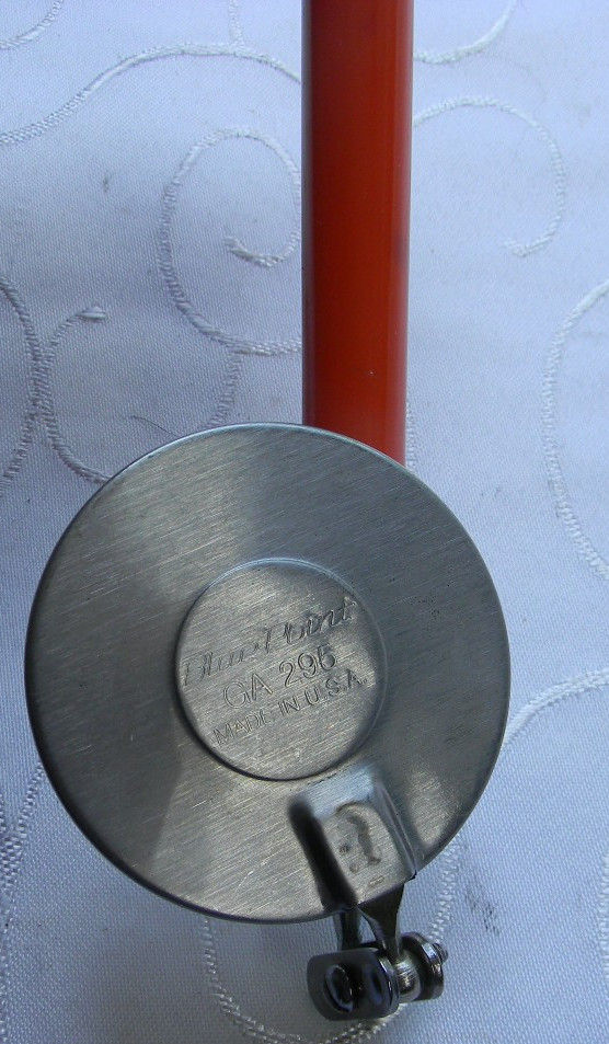 BLUE-POINT ORANGE VINYL GRIP 2-1/4″ ROUND TELESCOPING 14″ SHAFT MIRROR #GA295