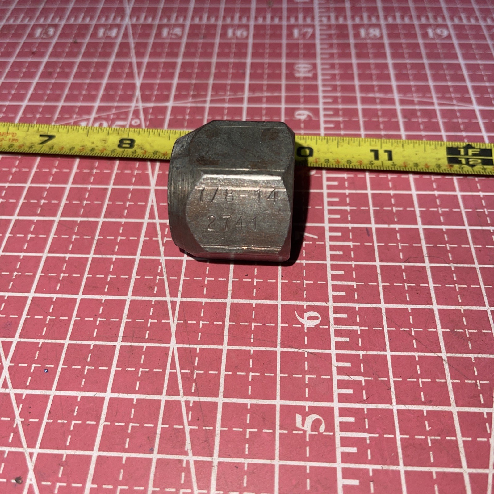 National USA 2741 Push Pull Adapter 7/8-14 Female To 5/8-18 Female Connect OTC