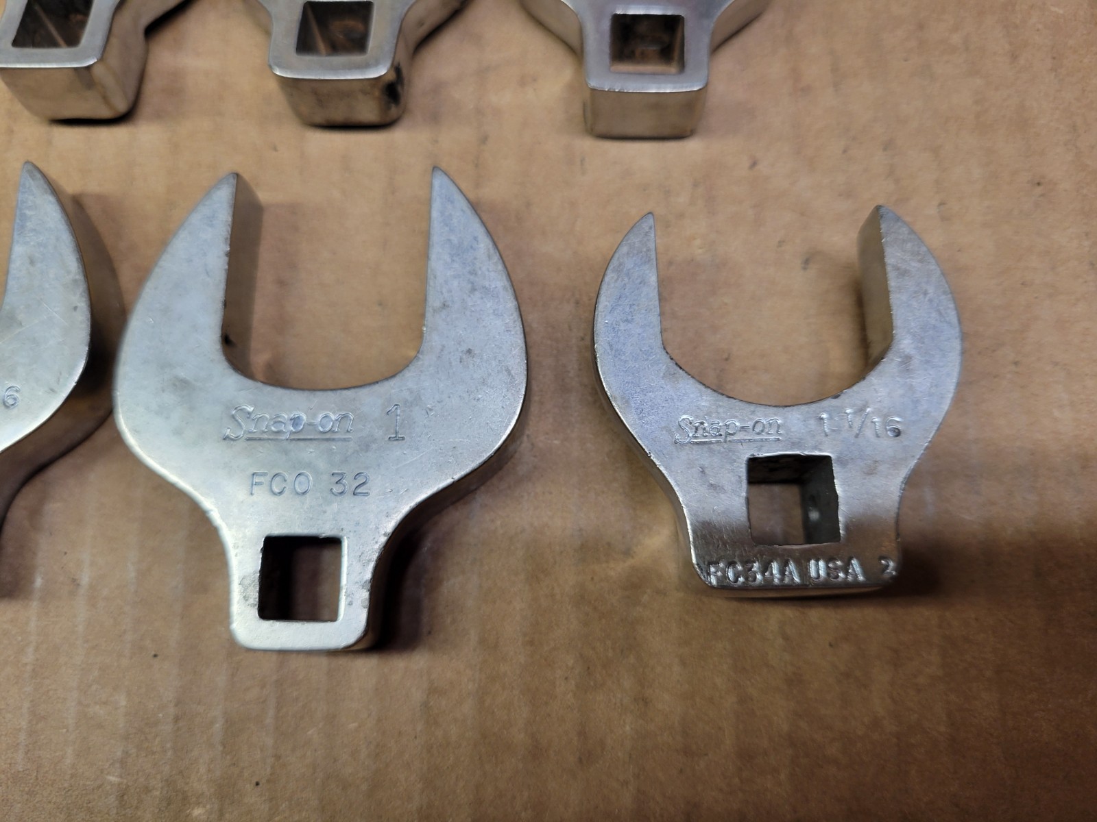 Snap-on USA 12-Piece 3/8″ Drive SAE Crow Foot Set 3/8″ – 1-1/16″