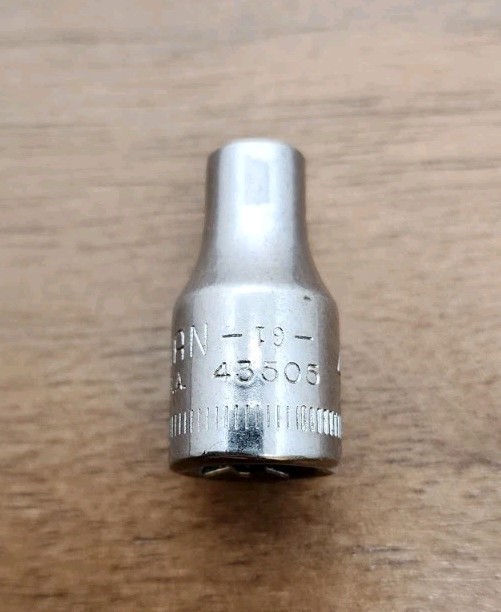 Craftsman 4mm Socket 6 Point 1/4″ Drive Inverted G1 43505