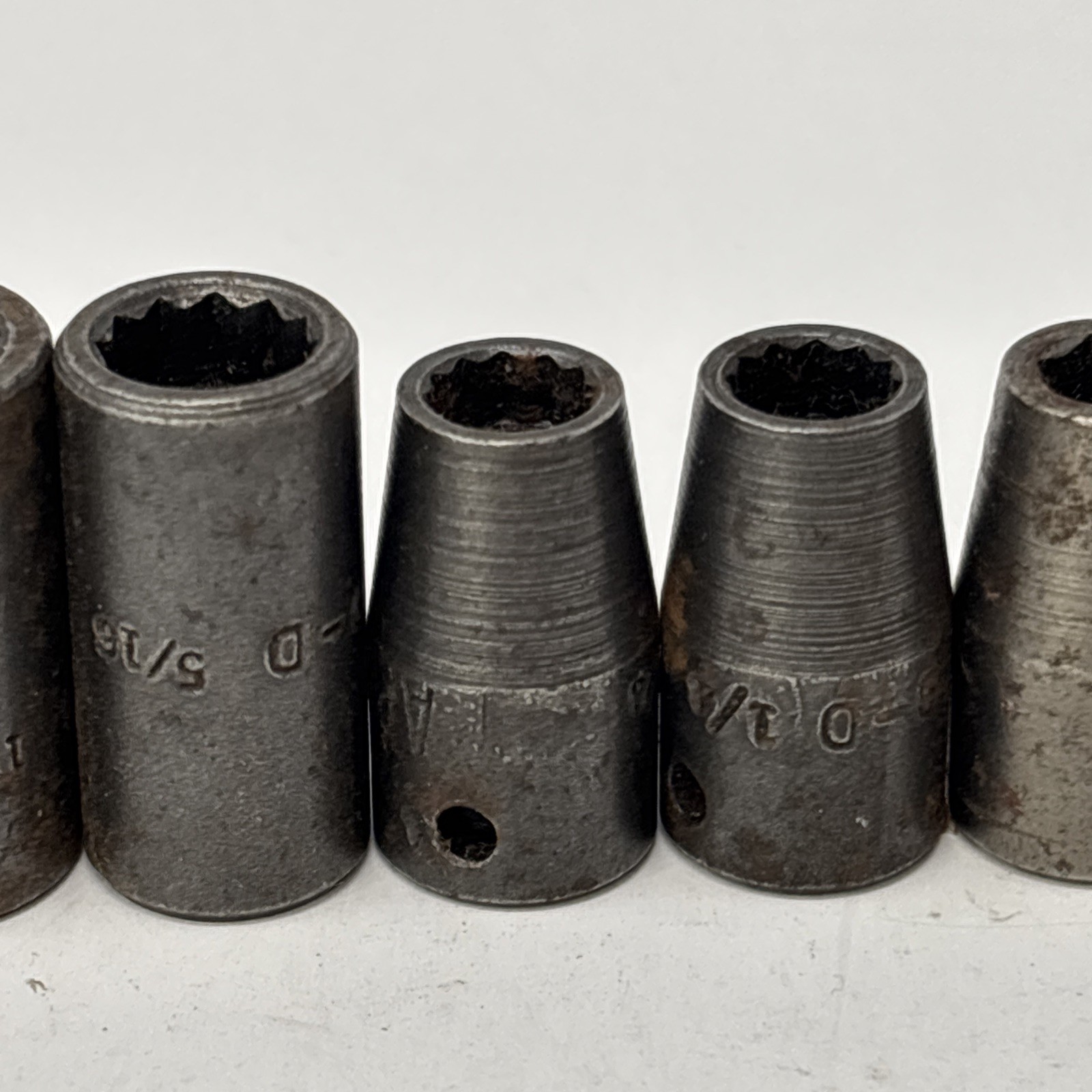 Apex USA 1/4″ drive SAE Impact Socket Set See Desc