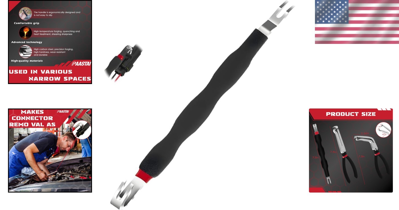 13120 Electrical Connector Separator- Connector Remover Tool Universal Fit