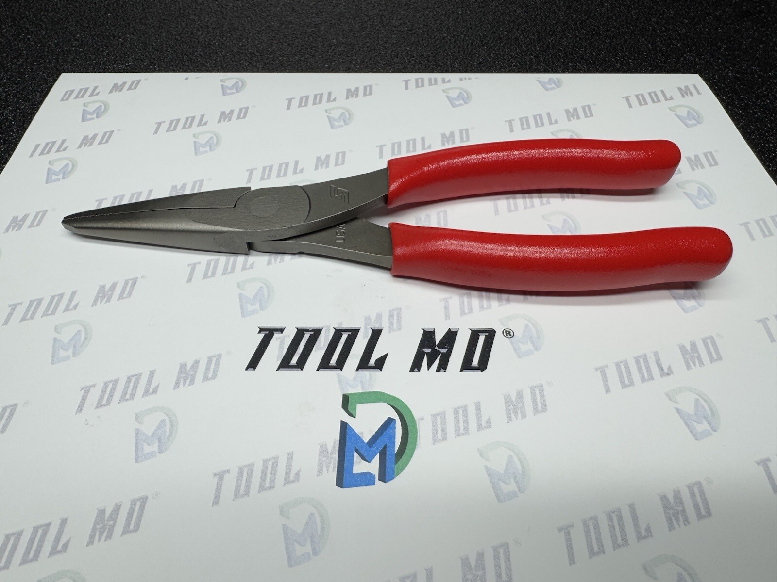Snap-on Tools USA NEW RED 8″ Talon Soft Grip Needle Nose Pliers 96ACF