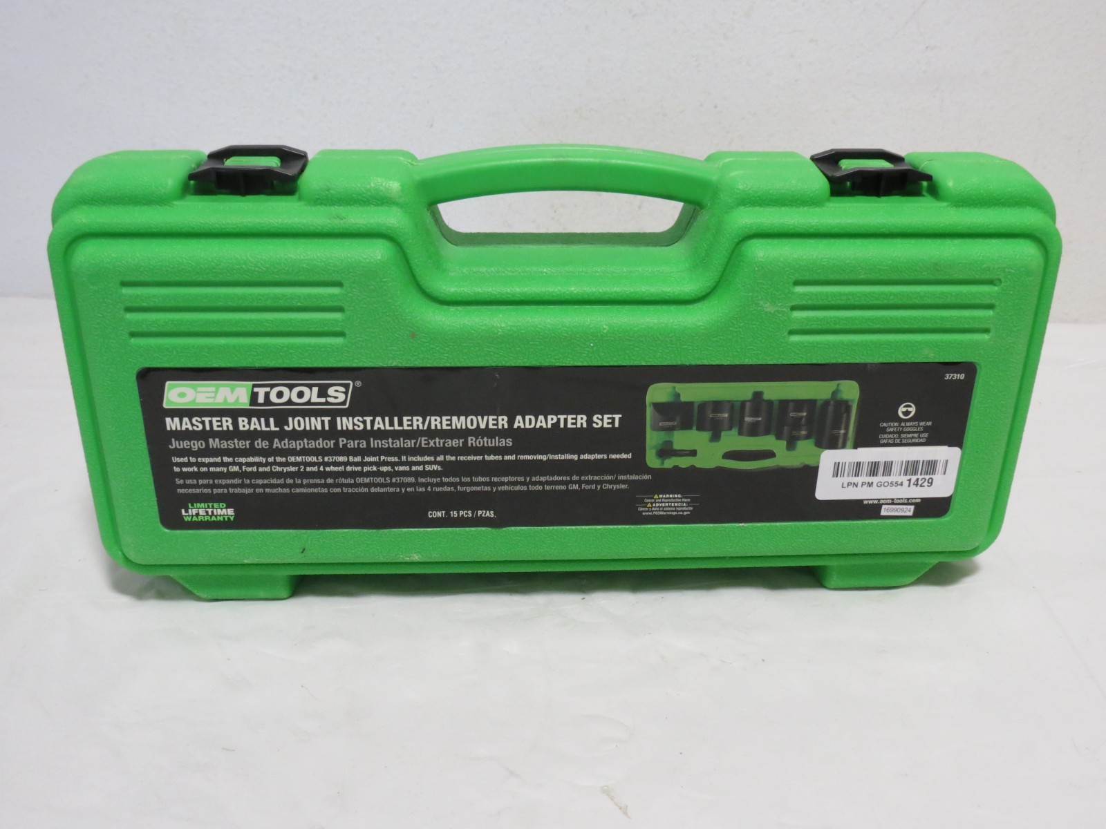 OEMTOOLS 37310 Master Ball Joint Installer/Remover Adapter Set, 14 Pieces