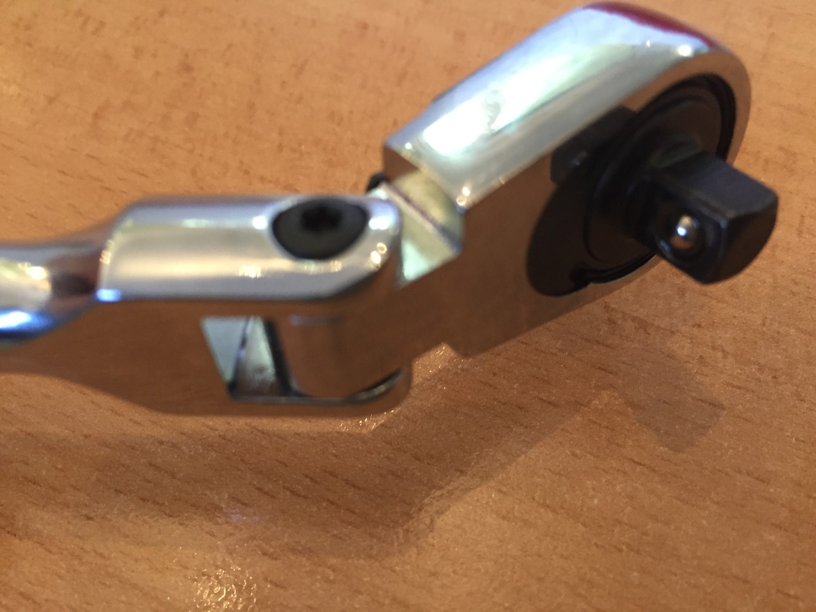 BRITOOL HALLMARK 1/4 DRIVE FLEXI HEAD DUST PROOF RATCHET 170mm LONG